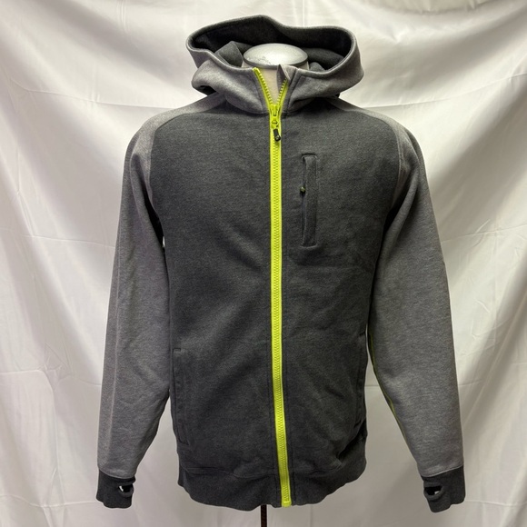 Lululemon Men’s Large Grey Full Zip Sweatshirt Hoodie Scuba - Picture 1 of 7